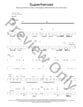 Superheroes Bass Guitar EPRINT Guitar and Fretted sheet music cover